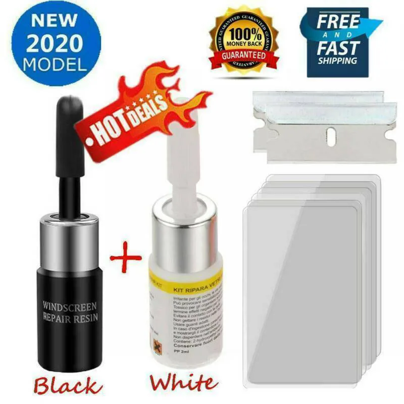 

1 Set Car Automotive Glass Nano Repair Fluid Kit Window Glass Crack Chip Brand New Easy To Use And Operate Clean Safe Repair