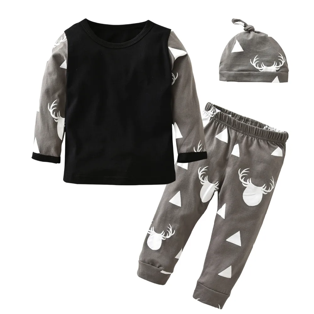 Новый 2021 на осень хлопковая одежда для маленького мальчика с длинными рукавами и