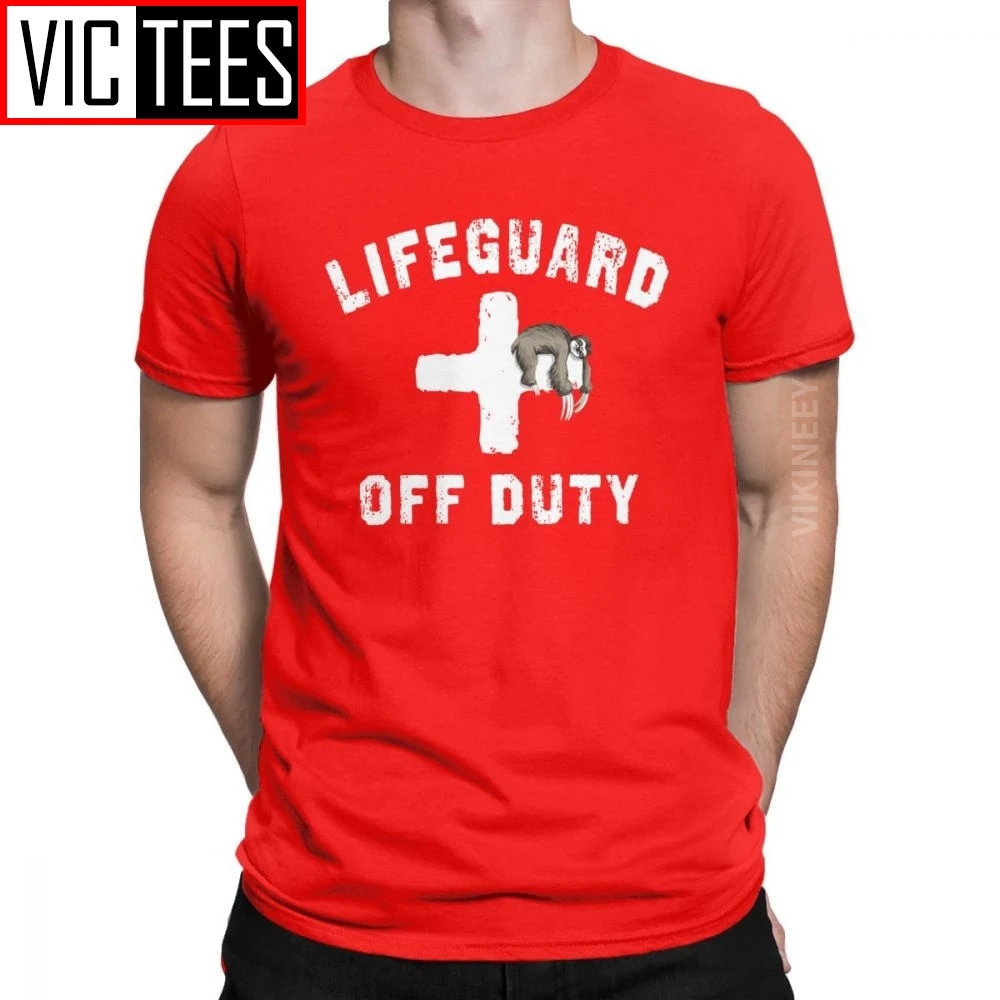 Мужская хлопковая футболка оверсайз с надписью Duty Loth Lifeguard | одежда