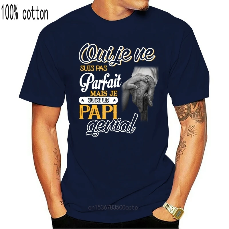 

New Men T Shirt JE SUIS UN PAPI QEUIAL Women T-Shirt