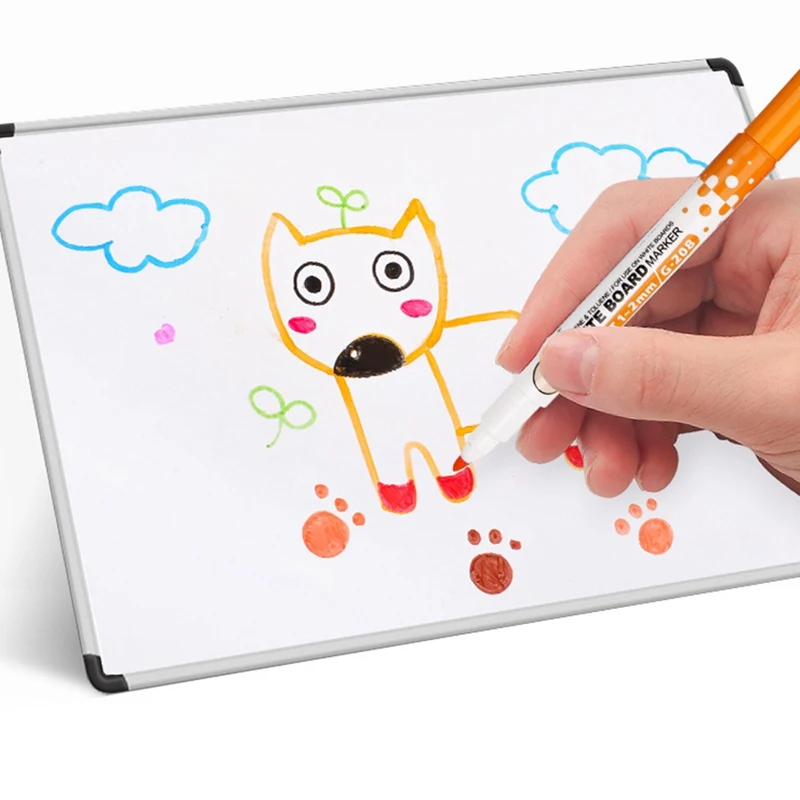 8 расцветок набор со стирающимися чернилами Магнитная Адсорбция указка кончик