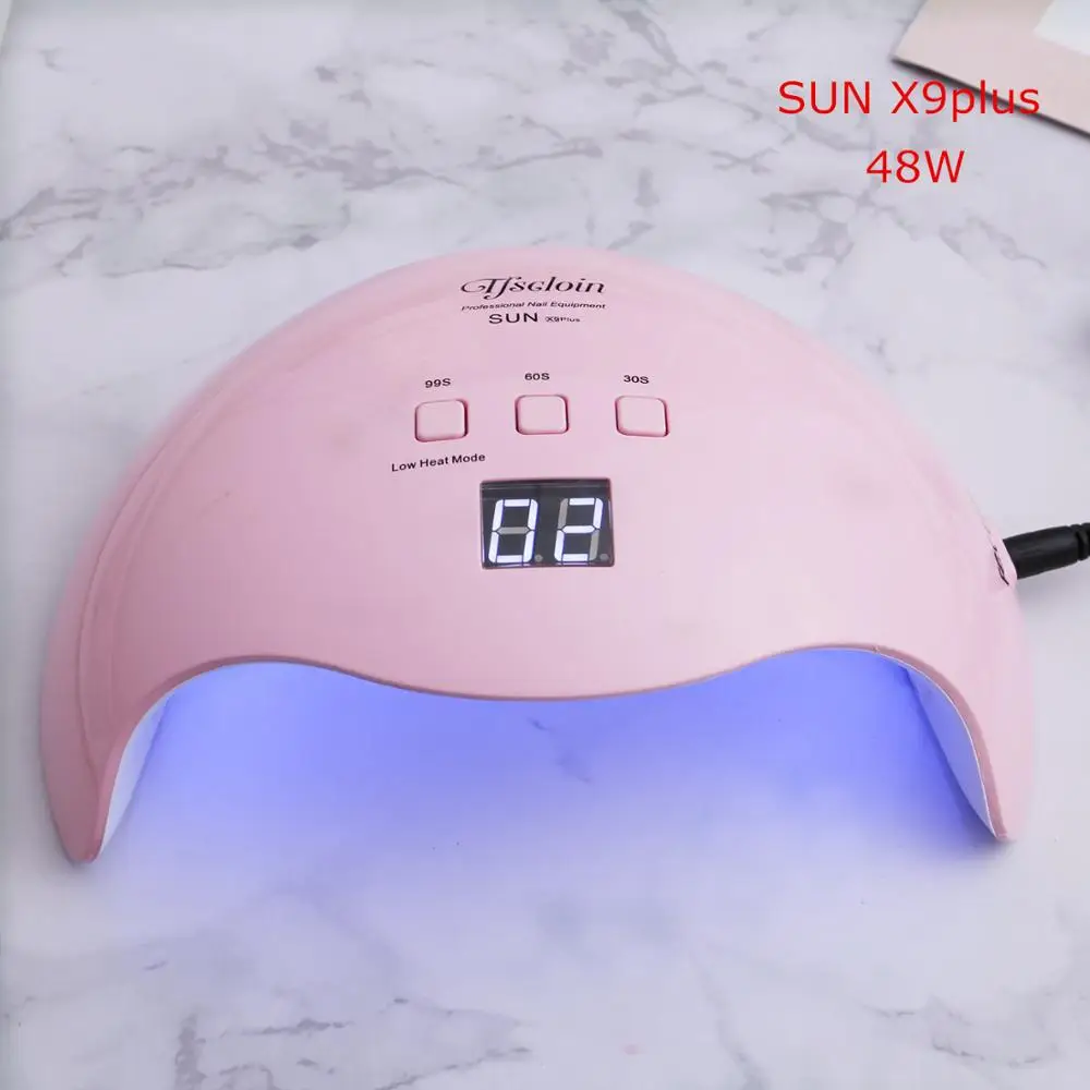 48 Вт SUN X9plus Pro УФ лампа светодиодный Сушилка для ногтей для всех гелей лака отверждения машина инфракрасного зондирования двойной свет Смарт для маникюра
