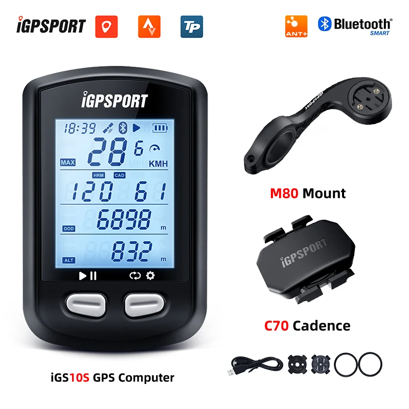 

IGPSPORT IGS10 IGS10S NEW велокомпьютер езда Секундомер беспроводной водонепроницаемый Bluetooth ANT + Cadence и Heart Rate Sensor Combo Оригинальный подлинный один год г...