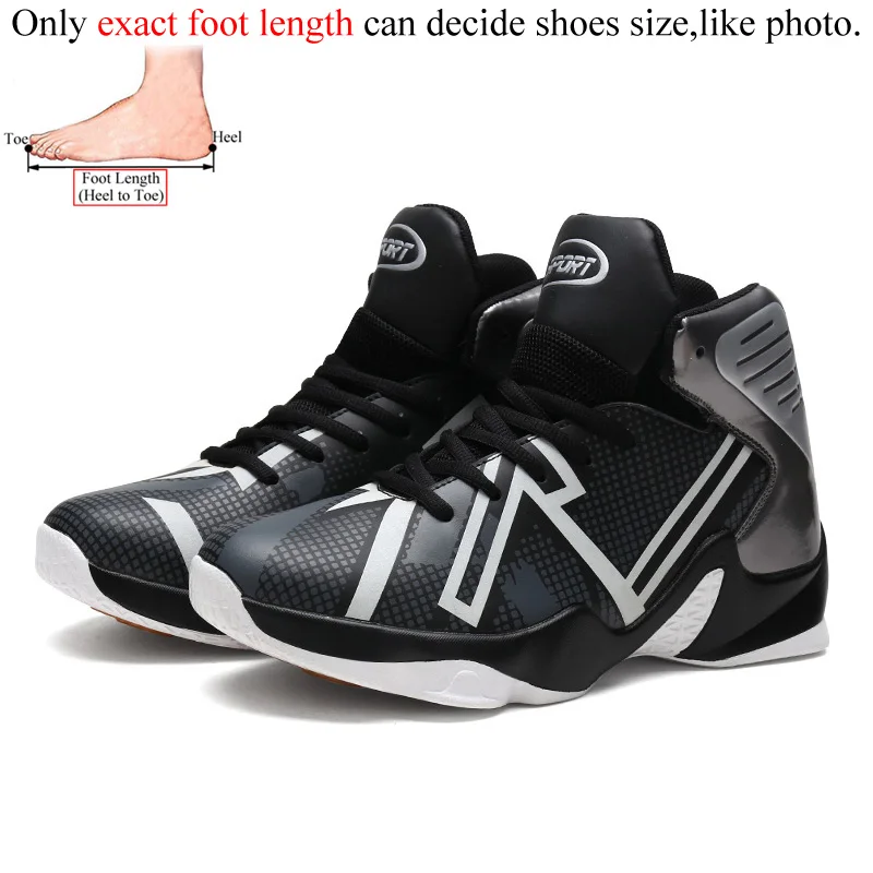 Мужские кроссовки для баскетбола ayakkabi basketbol zapatillas de basquetbol deportivas hombre trampki basket homme chaussure - Цвет: Gray