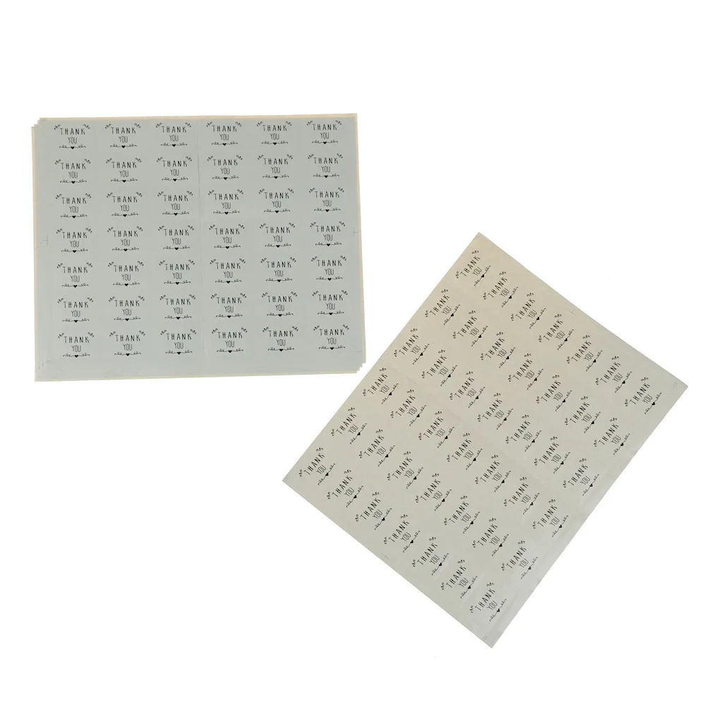 210 шт./компл. ручной работы наклейка спасибо упаковка мешок Одежда для свадьбы дня