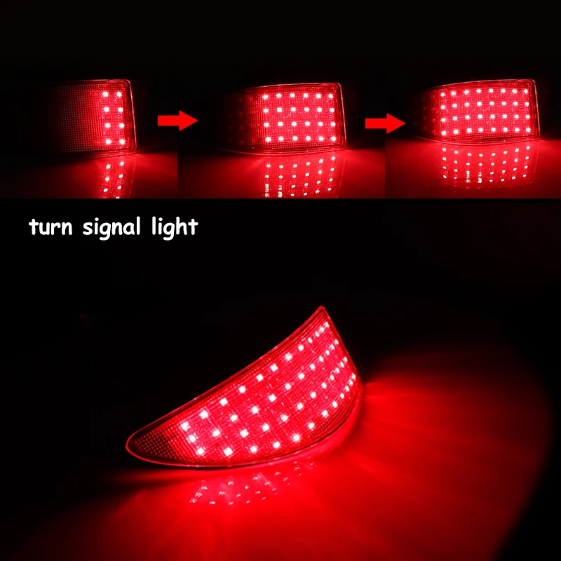 Красный фонарь заднего бампера для Lexus IS250 IS300 IS350 GSE20 2006-2013 светоотражатель задний