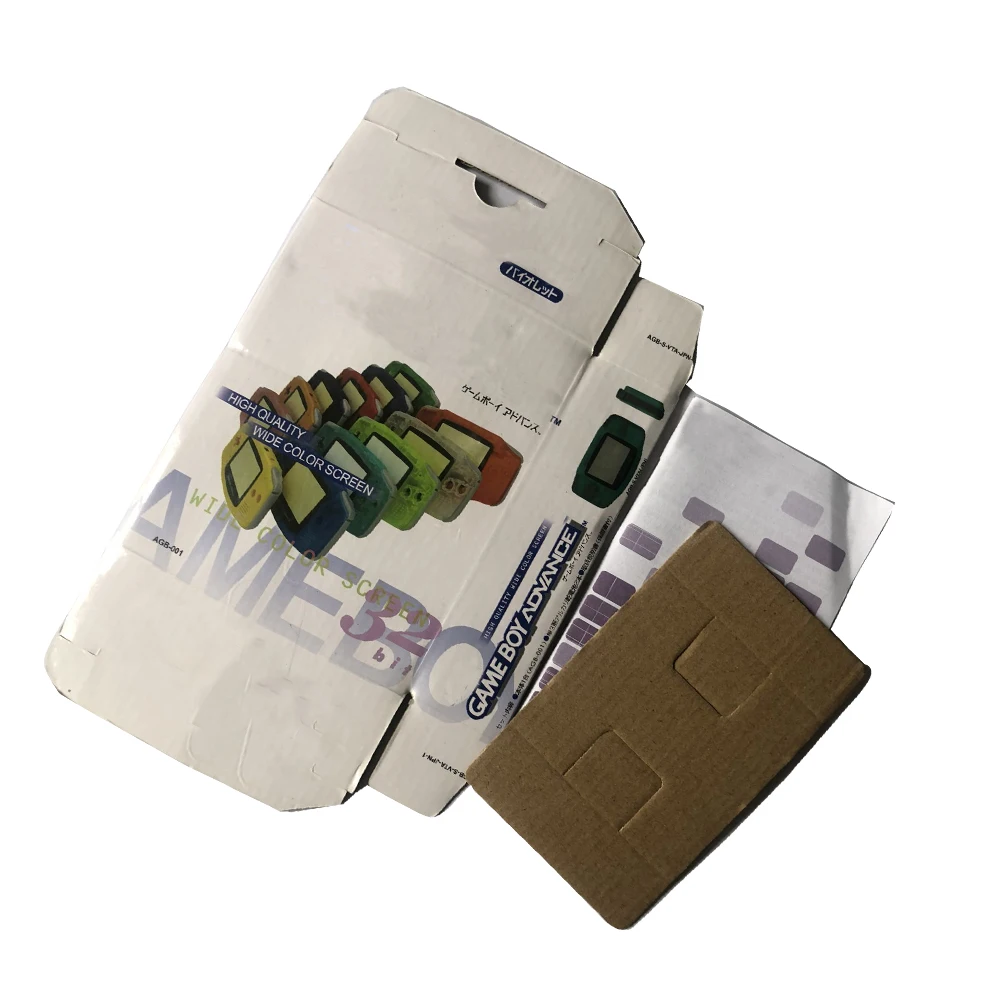 

Paper Controller Set Game Console Protector Box Cardboard Packaging Box for GameBoy Advance Game Accessory