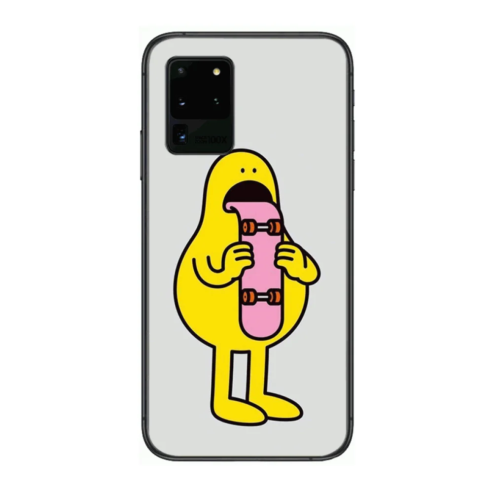 

Tidemap Anonymous Frosted Anti-Fall Mobile Phone Case Phone cover hull For SamSung Galaxy S 6 7 8 9 10 20 Plus Edge E 5G Lite U