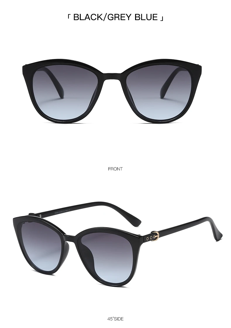 

New Sunglasses Cat Eye Women Men Sun Glasses Eyewear Eyeglasses Plastic Frame Clear Lens UV400 Shade Fashion Driving 32071