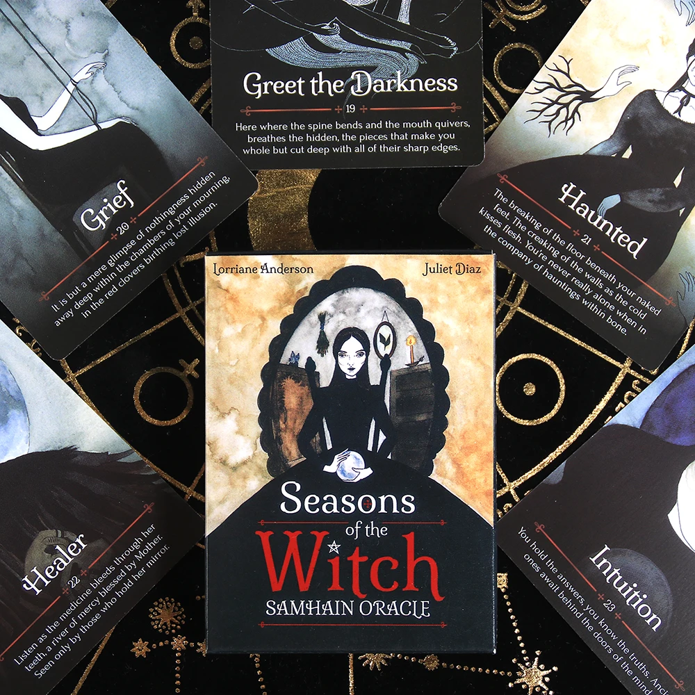 

Seasons of the Witch Oracle Oards Samhain Oracle Hot Sell Rider Tarot Cards For Divination Tarot Deck