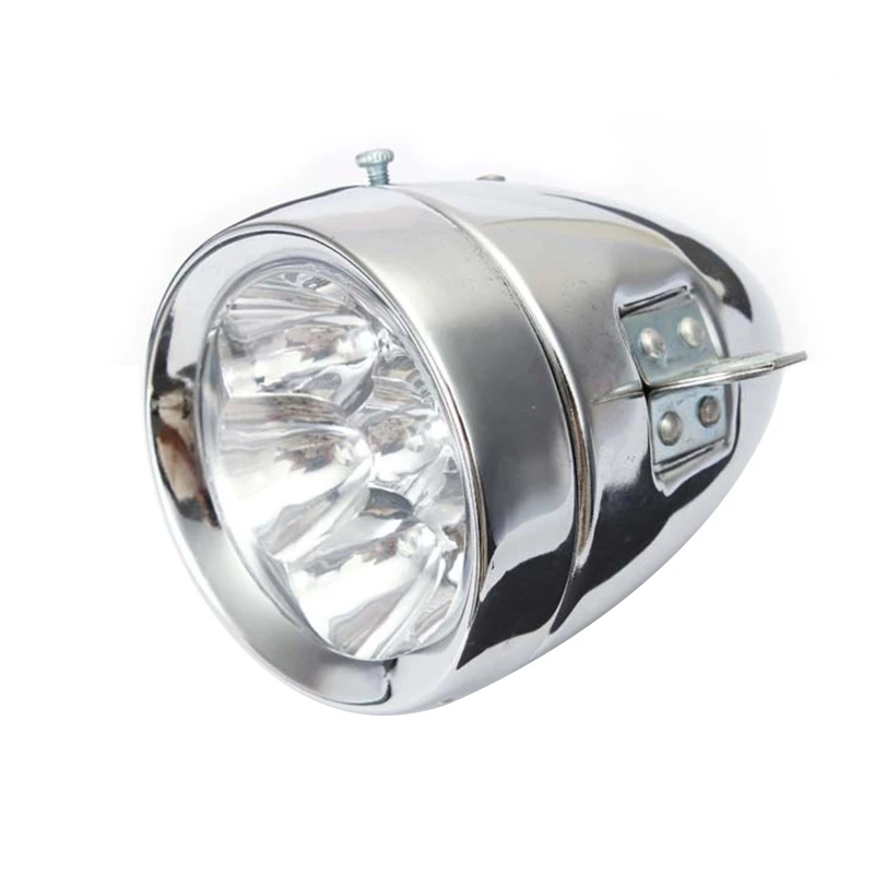 Винтаж Ретро велосипед передний светильник лампа 7 светодиодный односкоростного