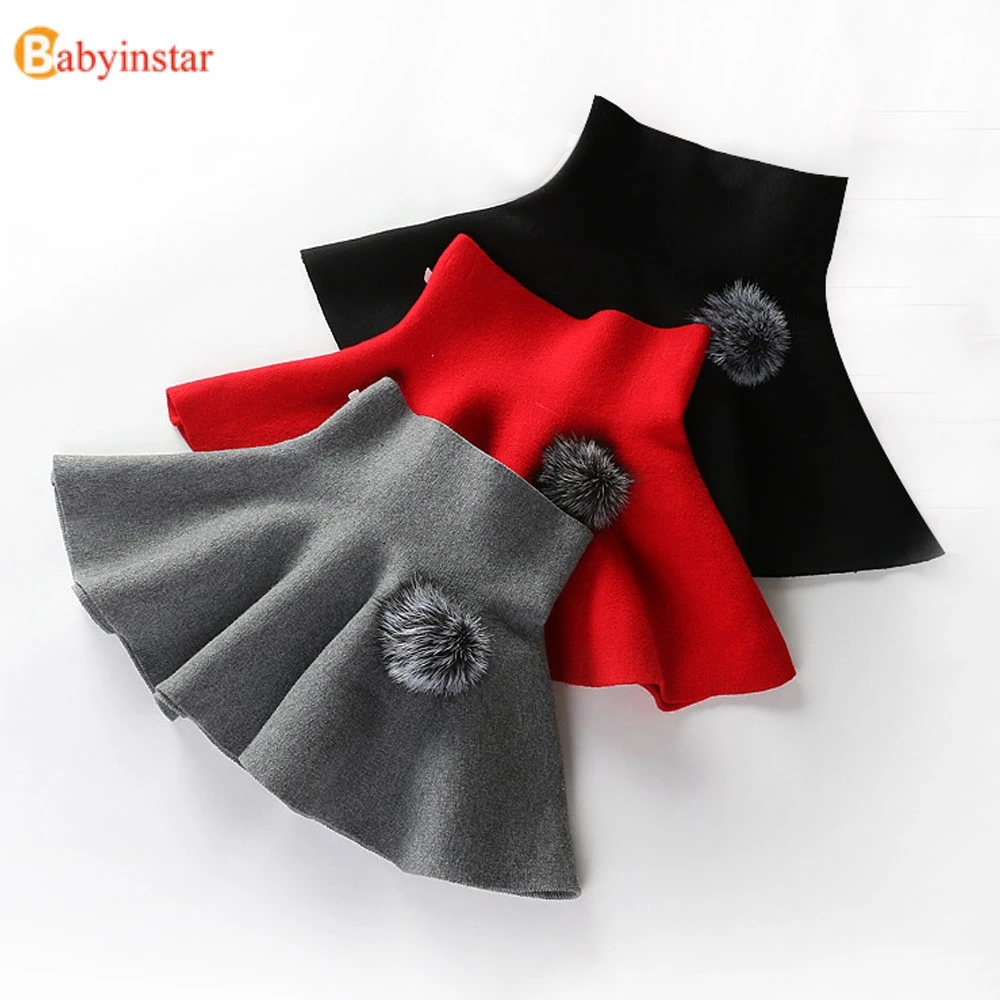 Babyinstar/юбки для девочек; Новинка г.; одежда для детей; юбка с высокой талией; одежда для малышей; осенне-зимняя детская юбка-пачка принцессы