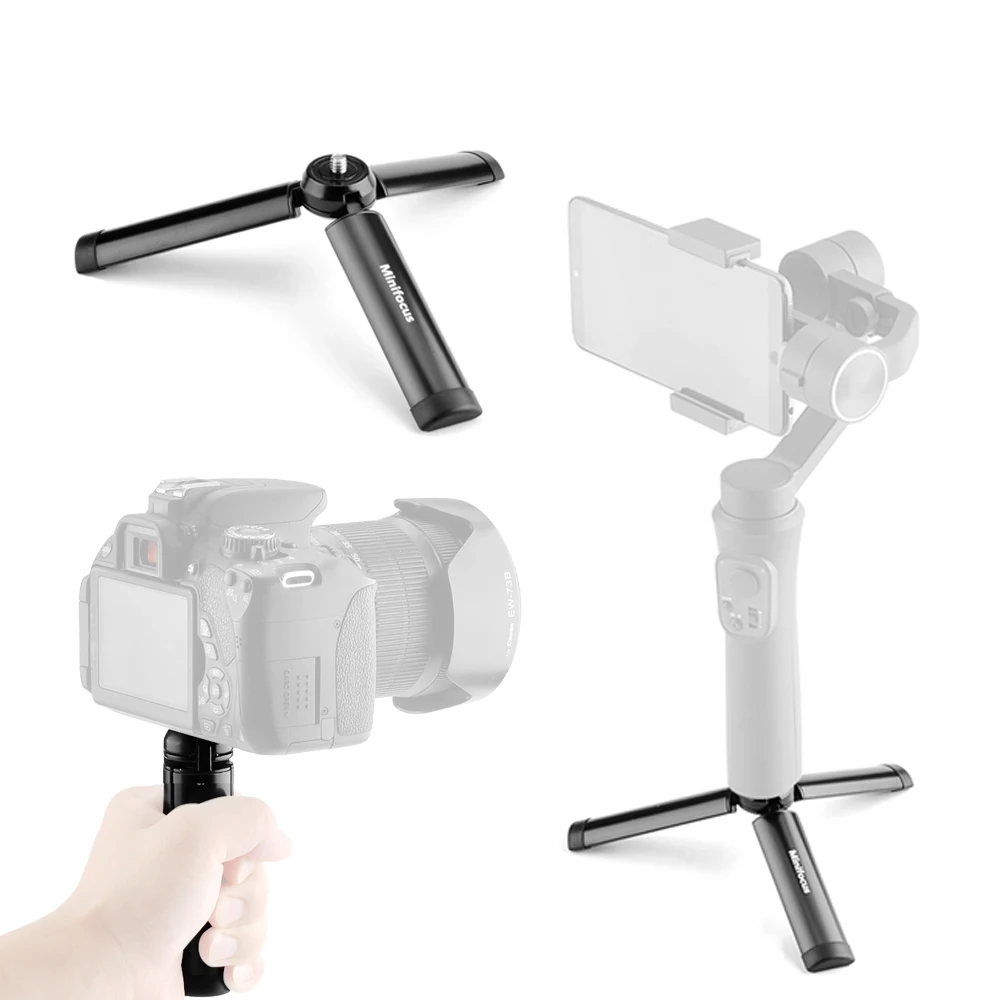 Металлический Настольный мини штатив для гладкой 4 3 Osmo Mobile 2 Vimble Gimbal Mini Vlog