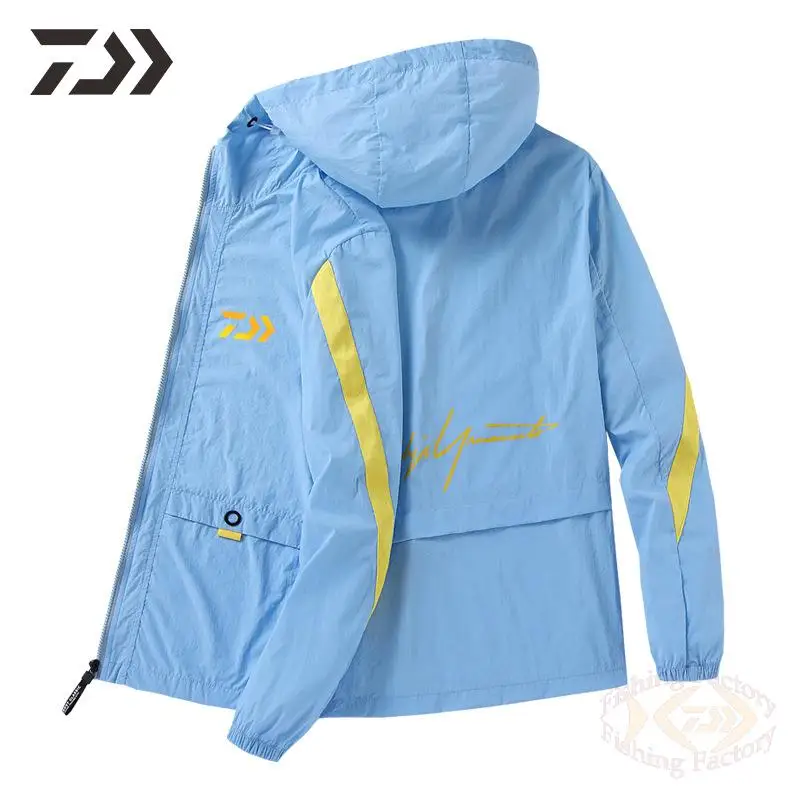 

Daiwa Fishing Clothes Summer Quick Dry Anti-Uv Breathable Sun Protection Ultra-Thin Hoodie Fishing Jacket Fishing Skin Windbreak