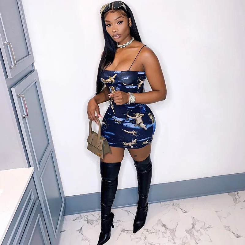 

sexy dress summer clothes for women skinny strapless 2021 summer vacation clubwear mini dresses sleeveless female outfit