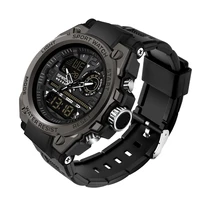 sanda 6024 brand mens watches waterproof military wristwatch stopwatch quartz sport watch for men clock relogio masculino