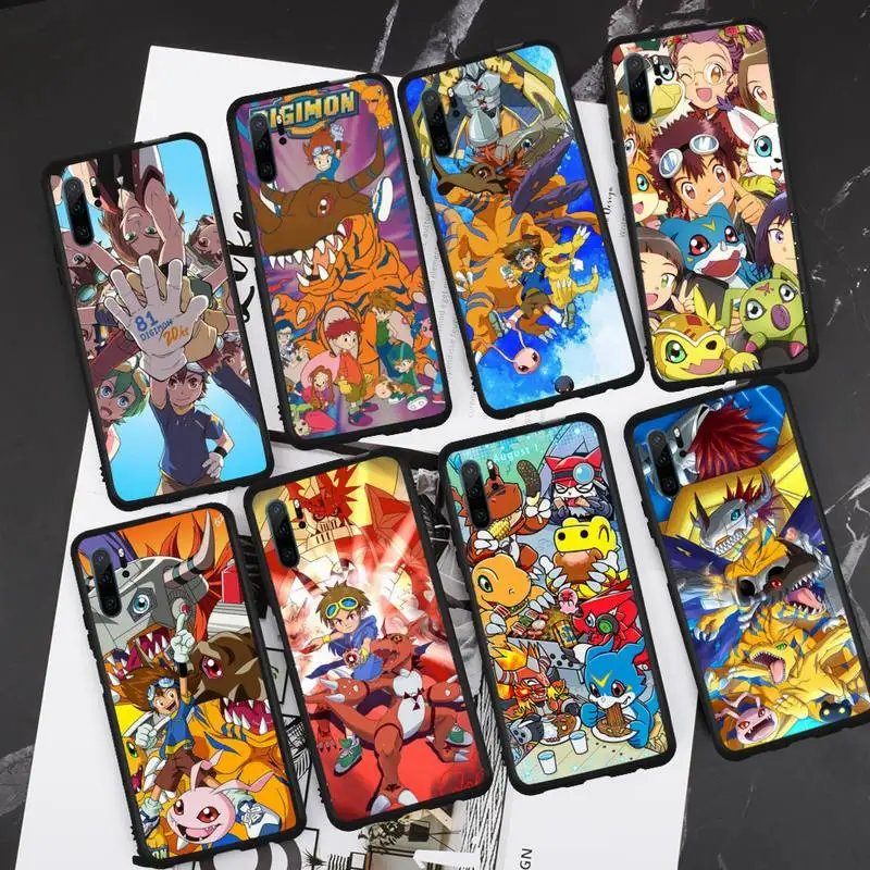 

Digimon Adventure Phone Case For Huawei P 20 30 40 lite pro smart 2019 honor 10 i lite 8x nova 5t mate 20 pro funda