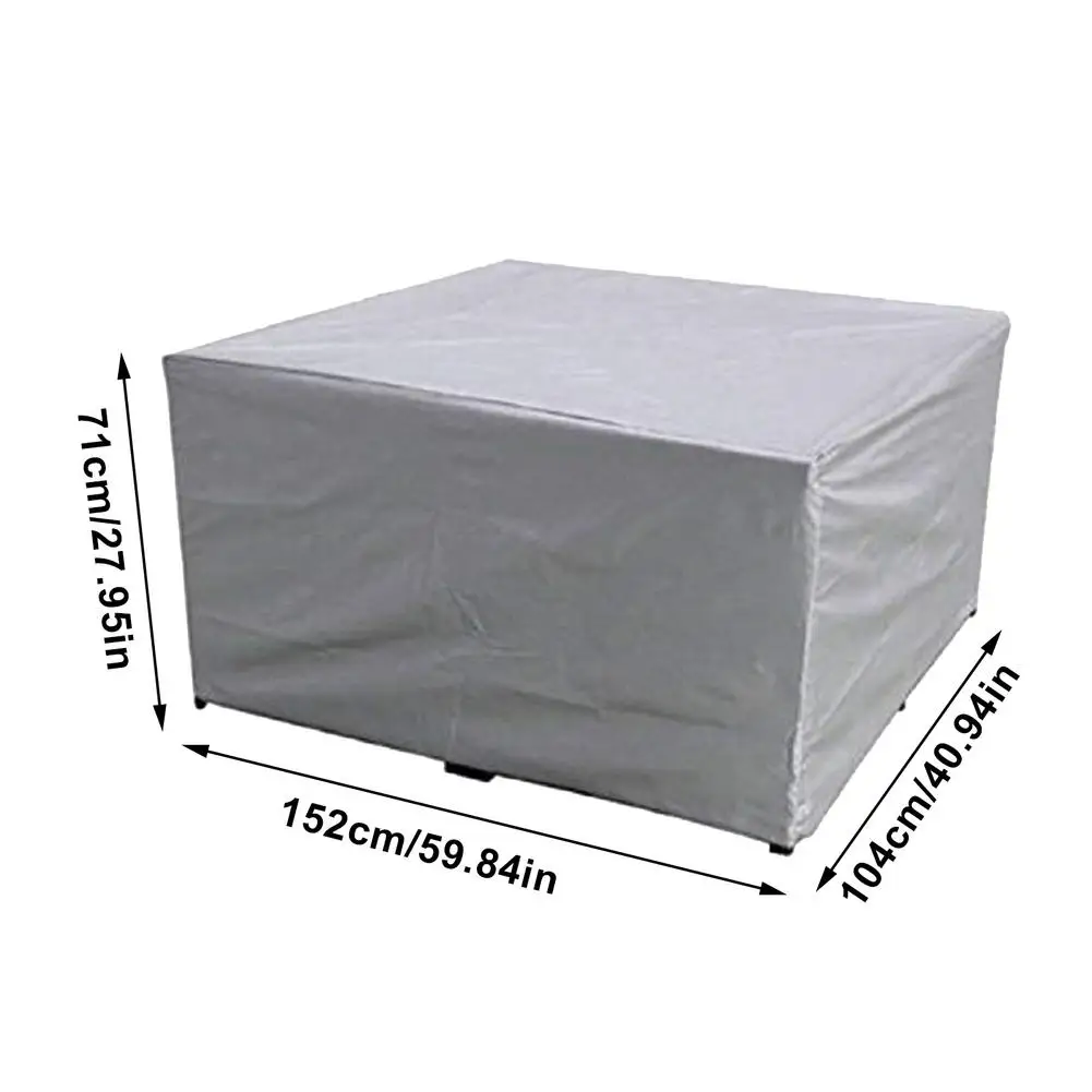 

Outdoor Cover Garden Table And Chair Dust Cover Combination Table And Chair Cover With Adjustable Rope Locks Waterproof Cover
