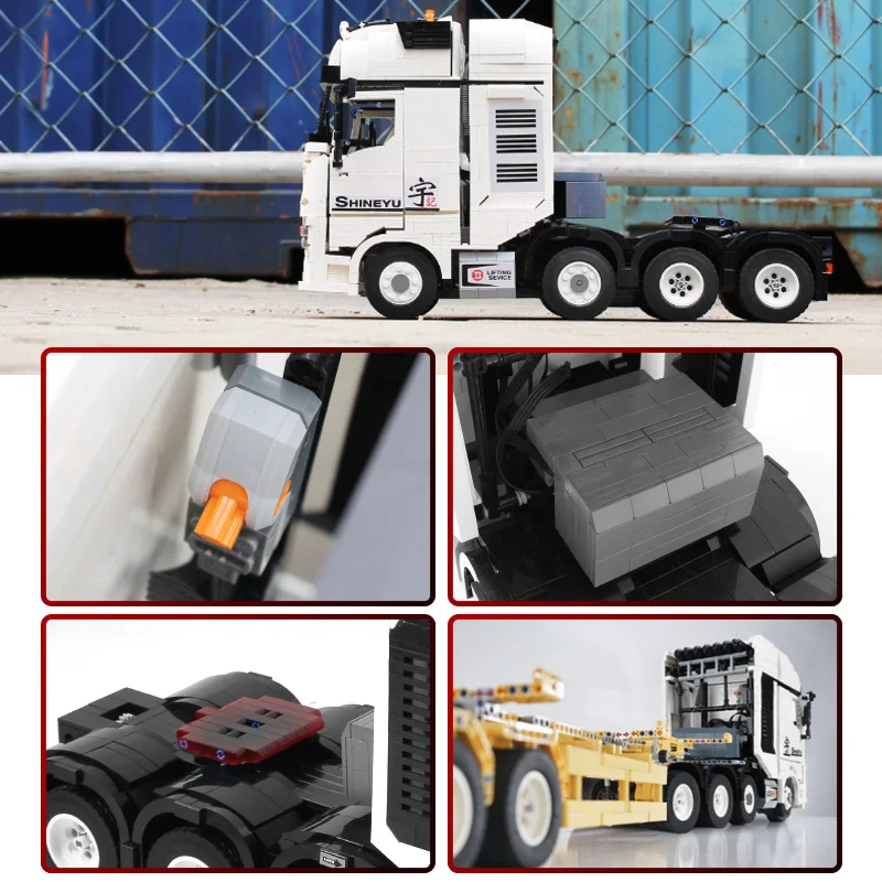 Новый мс дистанционного Управление трейлер строительные блоки для автомобилей