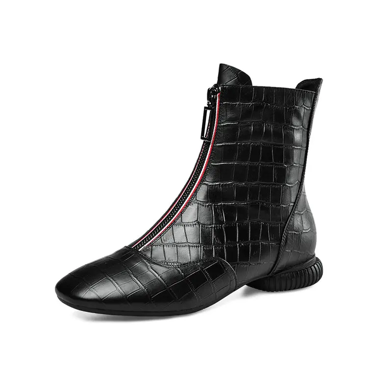 Новые пикантные женские ботильоны обувь из мягкой натуральной кожи для девочек