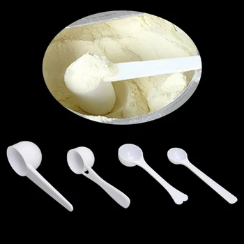 10PCS Measuring Spoons Coffee Protein Milk Powder Scoop Home Kitchen DIY  food grade PP material durable 1/3/5/10g Plastic 1