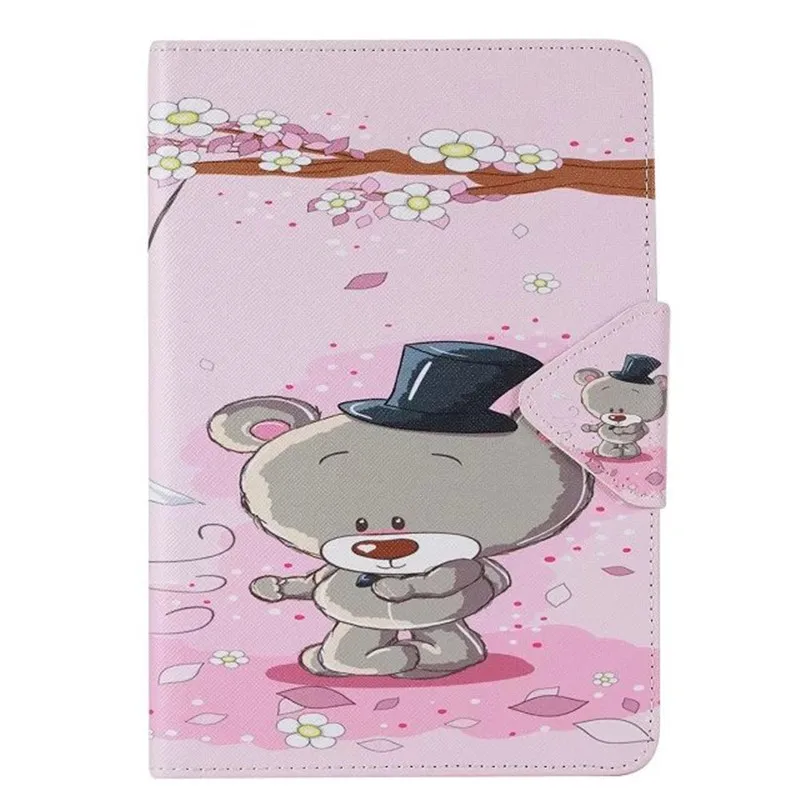 qing lv xiao xiong Tab a6 7,0 чехол для Samsung Galaxy Tab A 7,0 T280 T285 SM-T280 чехол Крышка для планшета с рисунками кошки и бабочки флип-кожа оболочки - Цвет: qing lv xiao xiong