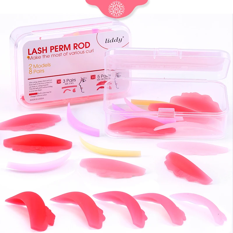 8 пар химическая завивка ресниц Pad силиконовые ресницы бигуди Стержни Лифт щит