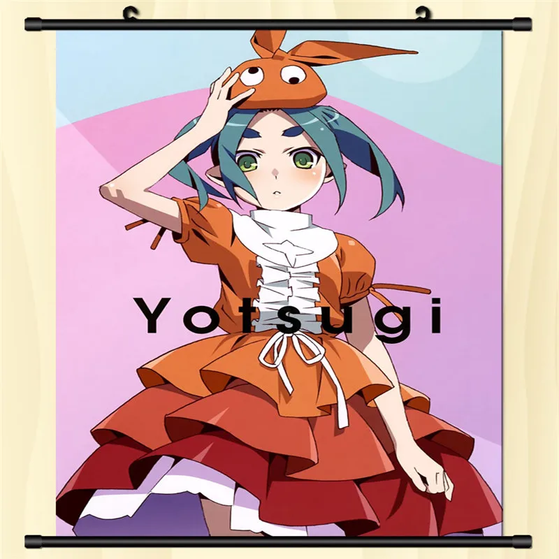 Аниме Bakemonogatari Senjougahara Hanekawa Tsubasa & Oshino Shinobu Sengoku Nadeko домашний Декор настенный