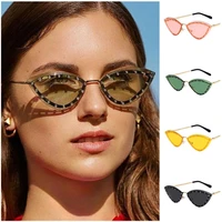women sunglasses trimming sun glasse rimless goggles anti uv spectacles retro cat eye eyeglasses adumbral a