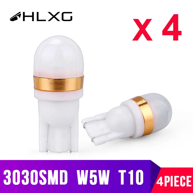 T10 LED W5W WY5W 3030 парковочный источник света автомобильная лампа для чтения купольная
