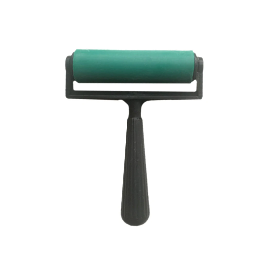 

1pc 10cm Paint Roller Wall Painting Roller Printmaking Rubber Roller Brayer Craft Projects Ink And Stamping Tools
