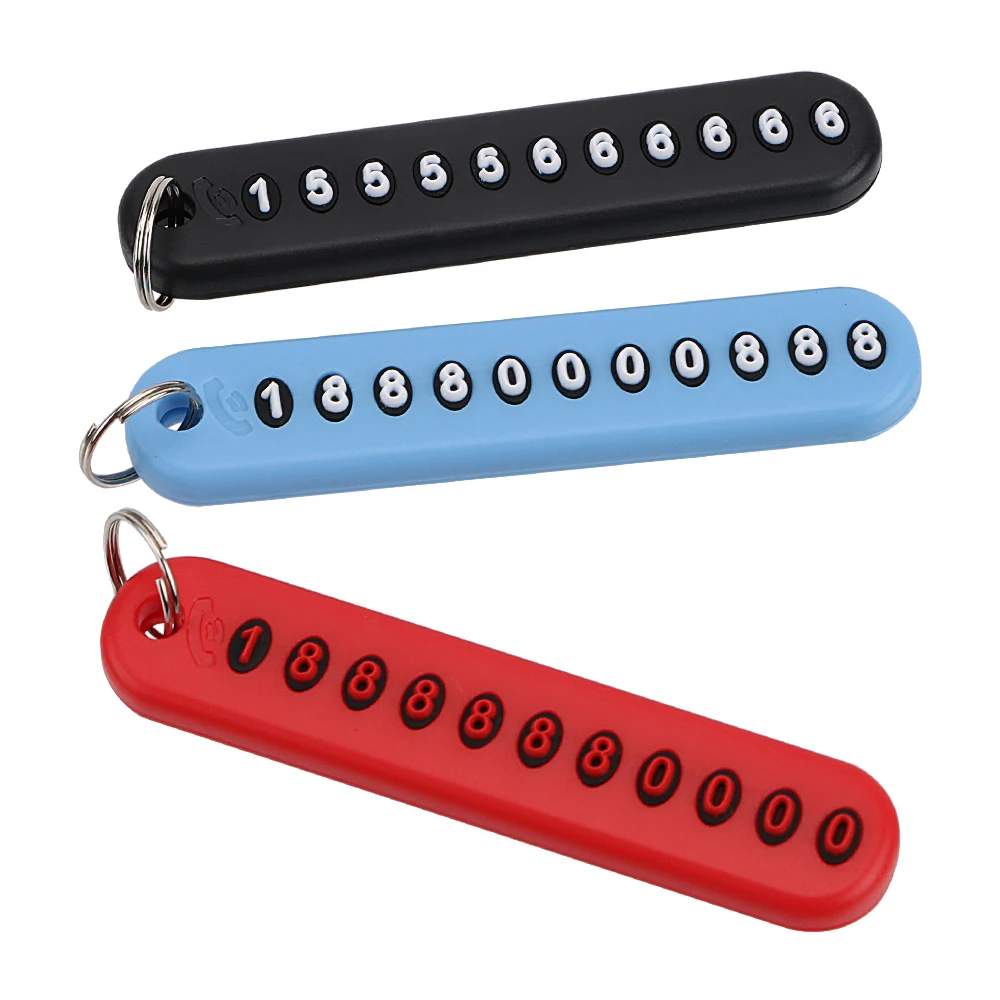 5 шт. брелок с наборным номером телефона для ключей от потери вещей | Автомобили и