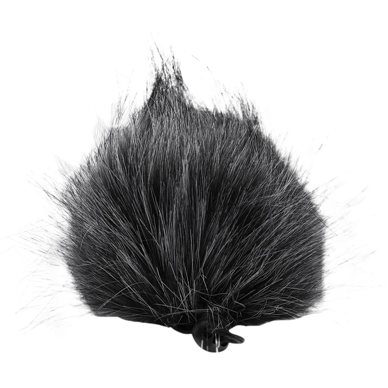 Интервью микрофон Камера ветрозащитный искусственный мех микрофона крышка