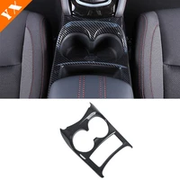 2014 15 16 17 18 2019 accessories abs mattecarbon for nissan qashqai j11 car front water cup holder gear shift frame cover trim