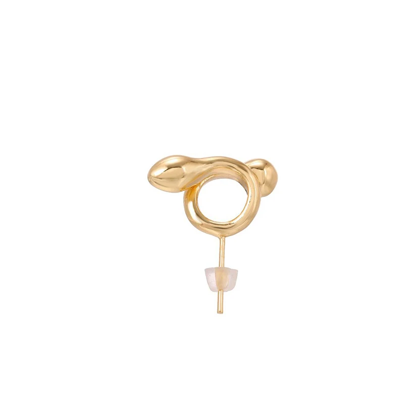 

Unusual Snake Stud Earrings Gold Plated Jewelry 2020 Trend New Arrival Wireless Headset Accessories Luxury Design Gift For Women