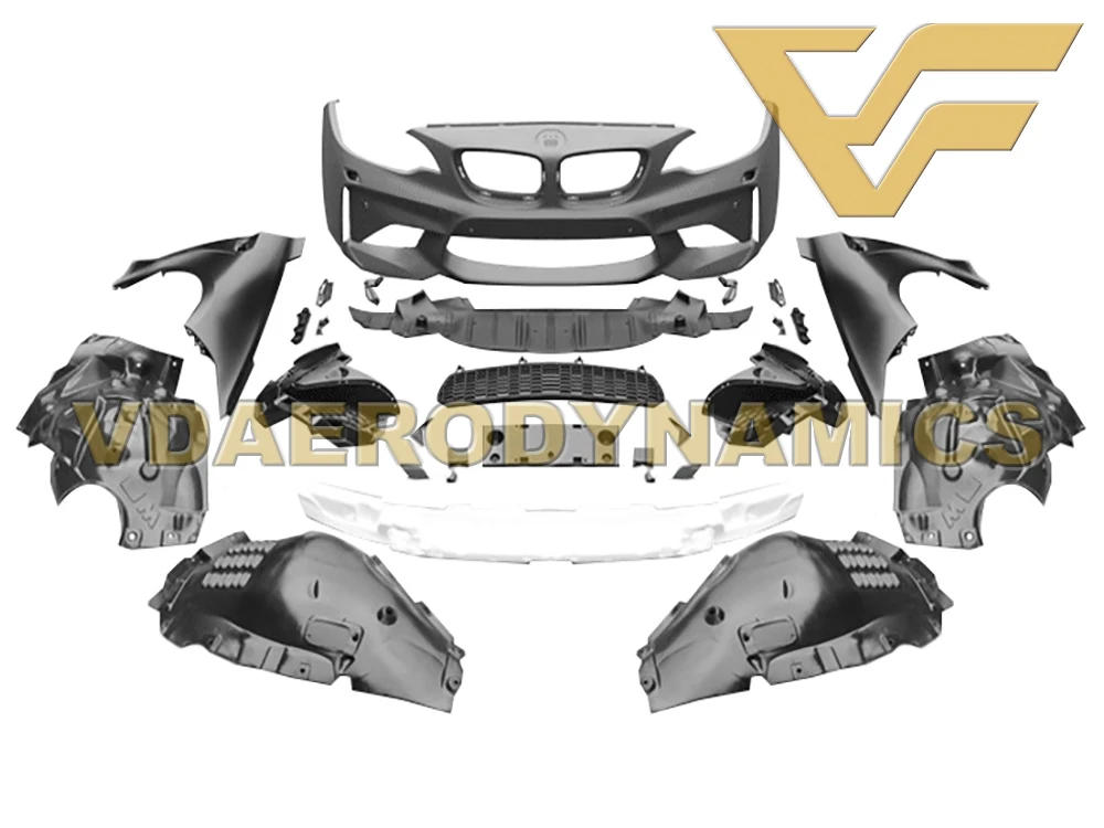 Полный комплект для переднего и заднего бампера подходит 14 20 BMW F22 218i 218d 220i 220d 228i 225d
