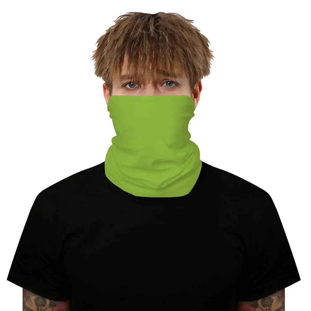 Однотонный защитный шарф походная бандана на открытом воздухе Забавный шейный с
