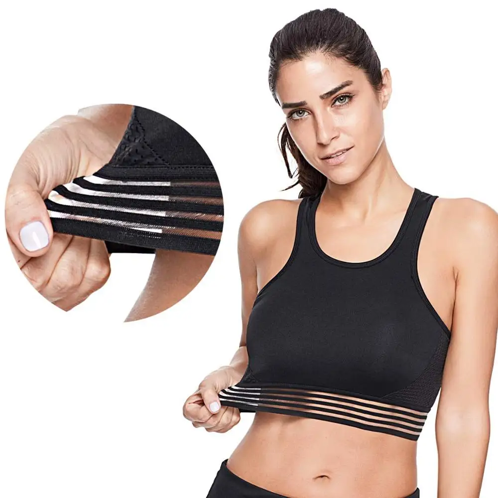 Sport Bra Vutru 3 шт. спортивные костюмы с длинным рукавом для женщин, комплект для йоги, сетчатая Спортивная одежда для фитнеса, тренажерного зала, укороченный топ, бюстгальтер+ Бесшовные Леггинсы+ пальто - Цвет: Sport Bra