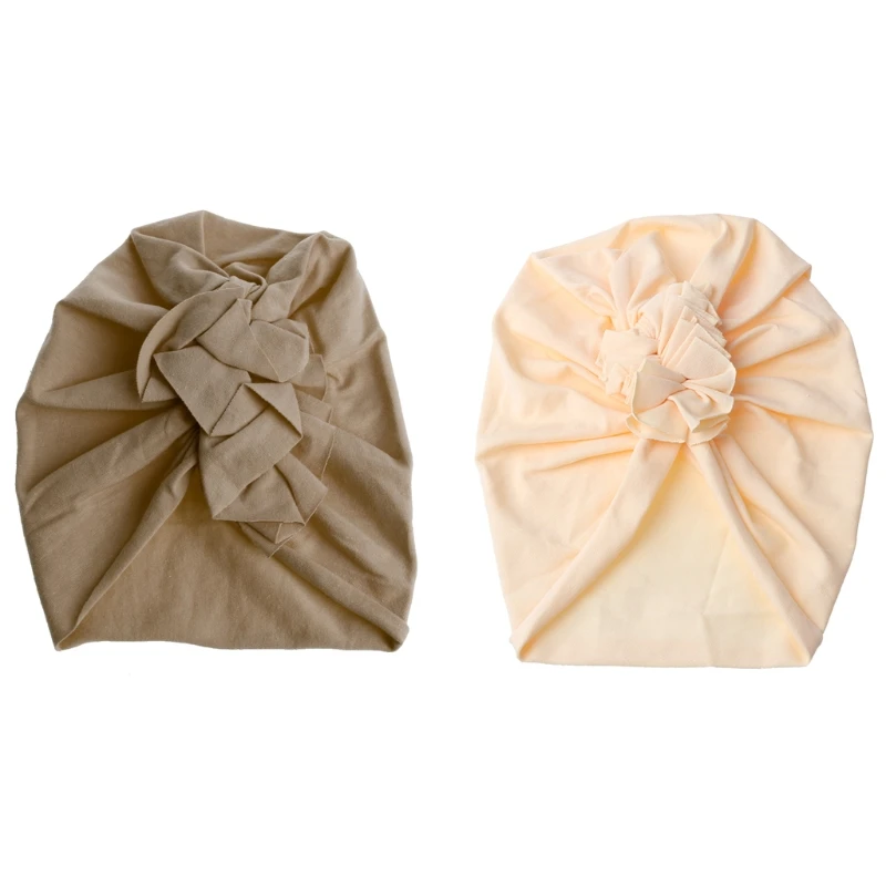 

Spring Autumn Kids Hats Turban Solid Newborn Girls Princess Big Bow Children's Hats Baby Beanie Hats Accessories