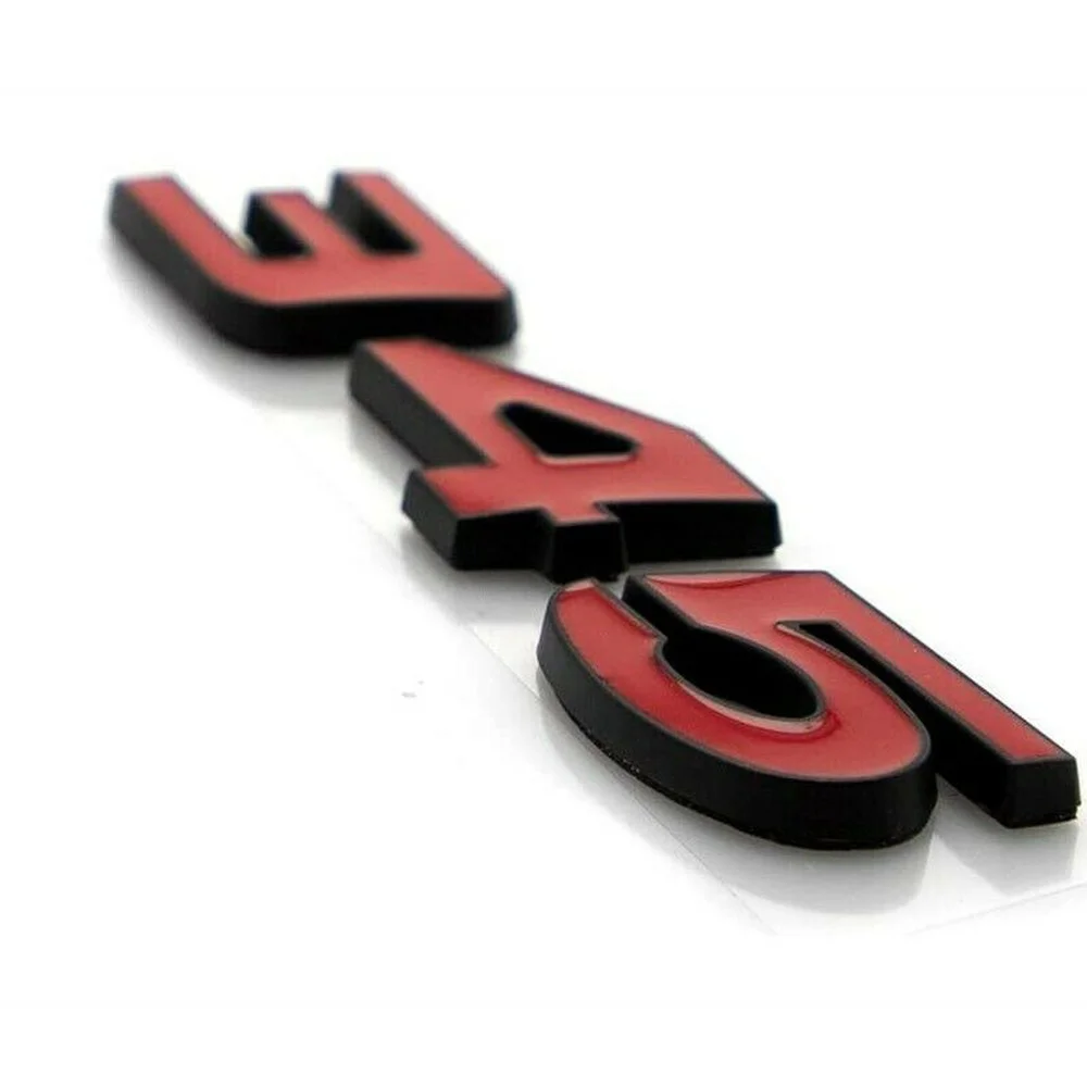 Черно-красная наклейка на значок 345 боковое крыло автомобиля эмблема для hemi