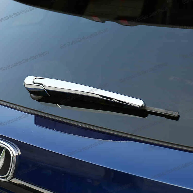 Lsrtw2017 Блестящий серебряный abs заднего Дождь Окно отделка стеклоочистителя