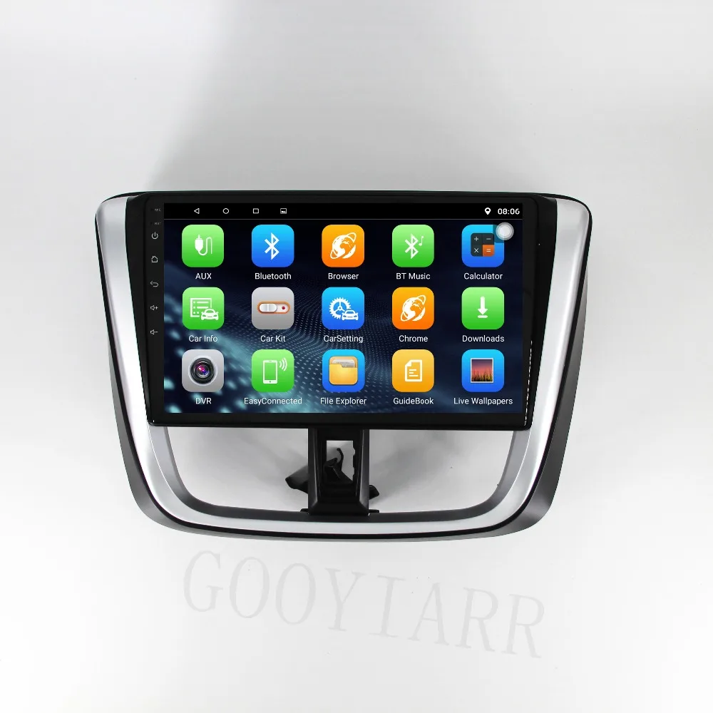 2 din автомобильный радиоприемник андроид RAM2G + ROM32G gps навигации плеер для toyota vios 2017