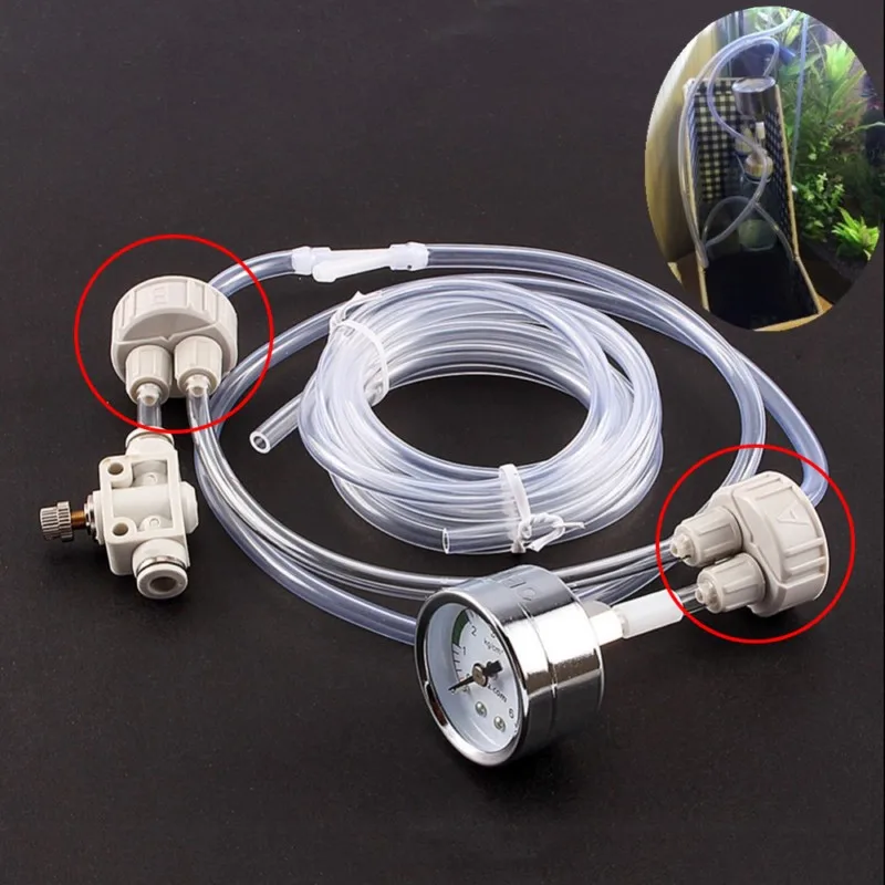 

DIY CO2 Valve Diffuser Bottle Cap Aquarium CO2 Generator Fish Tank Water Grass Homemade Carbon Dioxide Generator Device Accesso