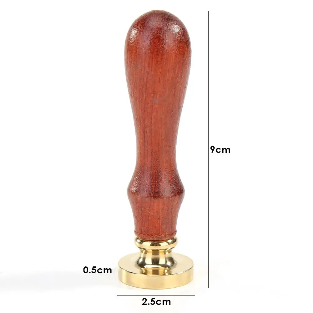 Retro European Flower Fire Paint Seal Wax Stamp Head Wooden Handle Set For Wedding Invitation Signature Kids Toy | Дом и сад