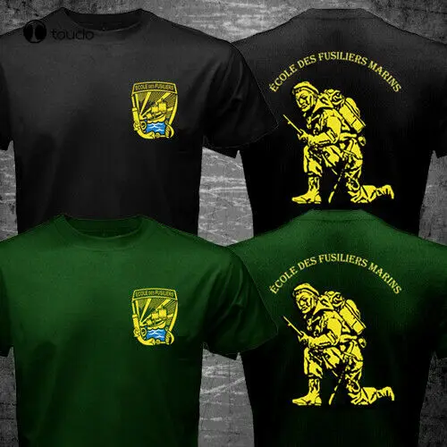 

French Marine Corps School Ecole Des Fusiliers Marins Lorient Military T-Shirt