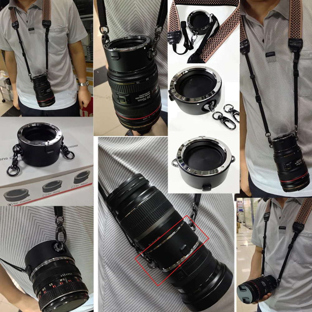 

Flipper Lens Holder Camera Accessories Fast Quick Changing Portable Double Durable Ring Stand-by Helper Tool For Canon DSLR