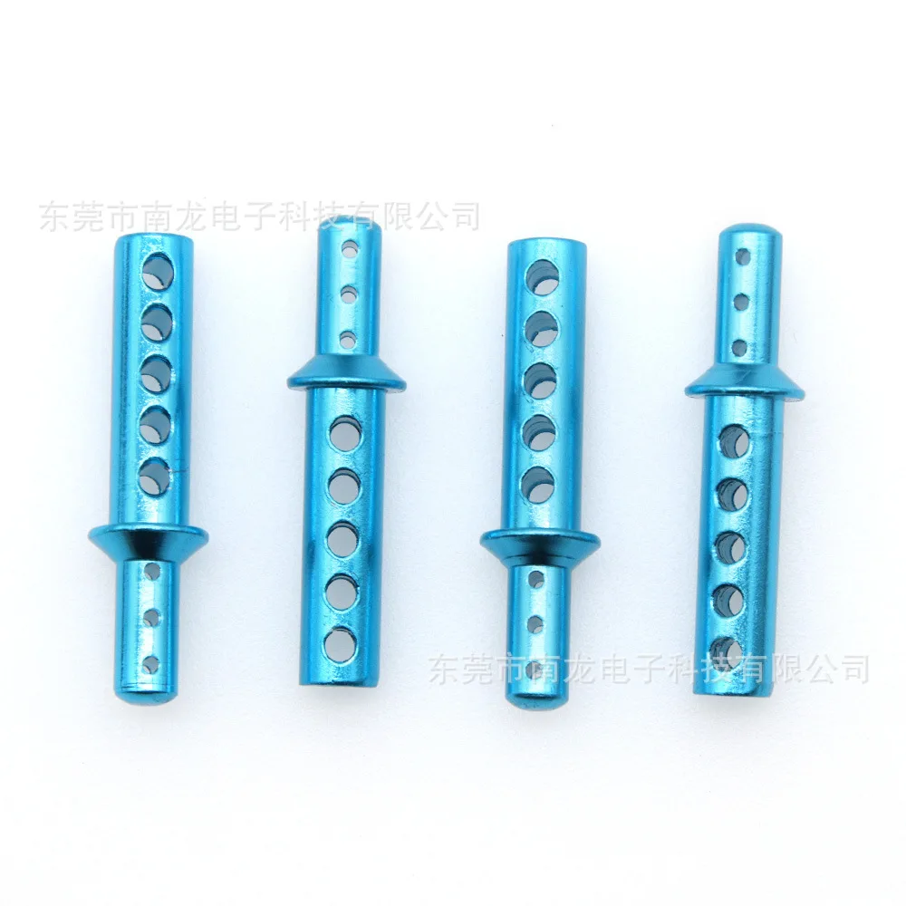 синие детали из алюминиевог