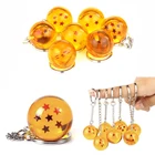 Жемчуг дракона аниме аксессуары для ключей 1 2 3 4 5 6 7 звезда Жемчуг дракона Косплей Кулон Брелок держатель подвески игрушки Рождественский подарок