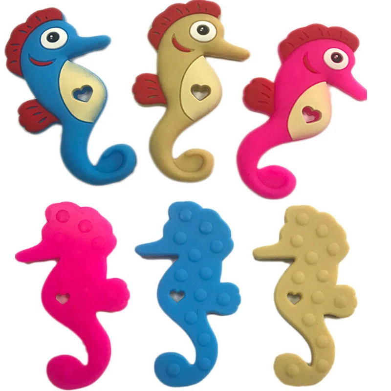 27 Colors Silicone Teethers Animal Koala Owl Elephant Baby Ring Teether Silicone Chew Charms Baby Teething Gift Toddler Toys
