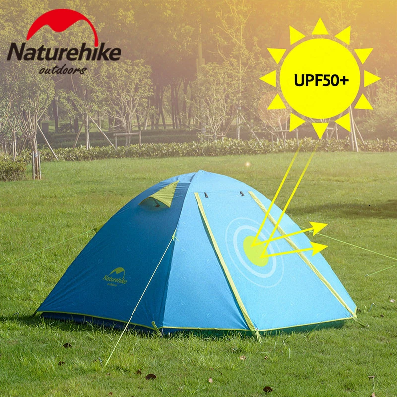 Палатка Naturehike для кемпинга профессиональная 2 4 человека P2 P3 P4 сверхлегкая